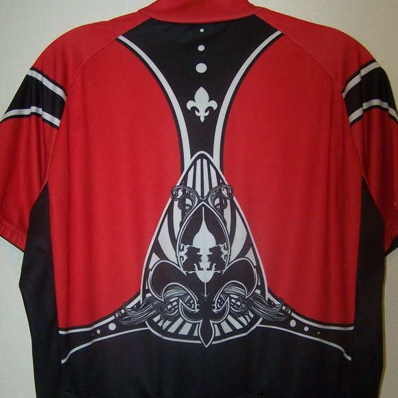 MEN'S PRIMAL " FLEUR de LIS " CYCLING JERSEY SHIRT - Picture 6 of 10